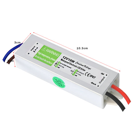 Transformateur LED à tension constante d'alimentation DC12V IP67 ~ 4490