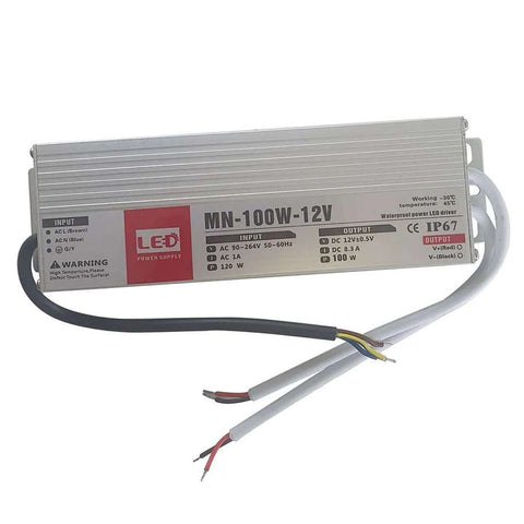 Pilote LED Slim DC 12V, étanche IP67, 60w à 200w, adaptateur d'alimentation ~ 1432