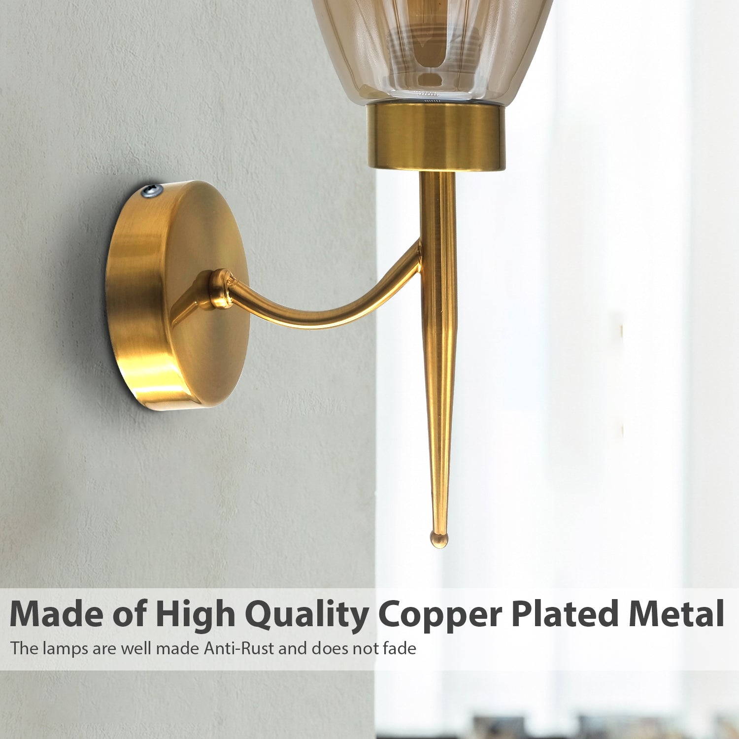 copper plating Anti Rust no fadable light