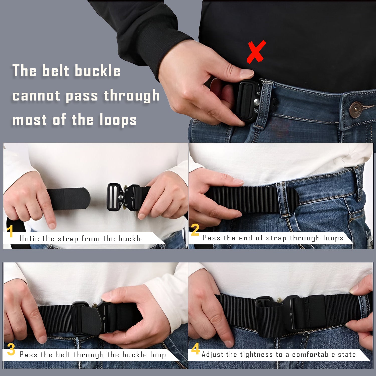 adjustable belt for men