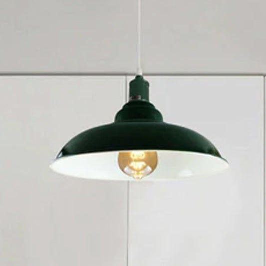 Couleur verte moderne Vintage industriel rétro Loft métal plafonnier abat-jour suspension ~ 1646