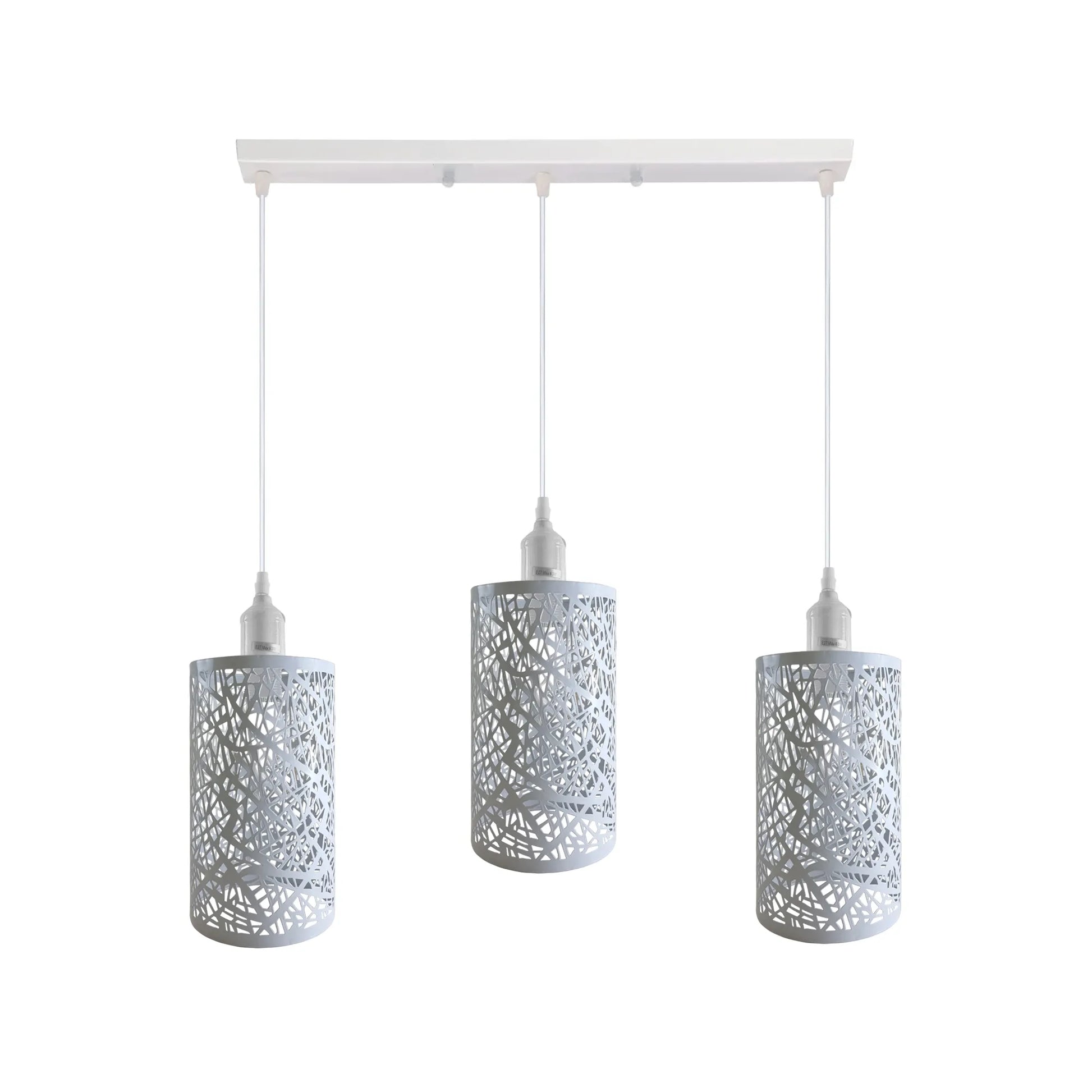 3 Way Industrial E27 Adjustable Hanging Ceiling Pendant Light Fixture