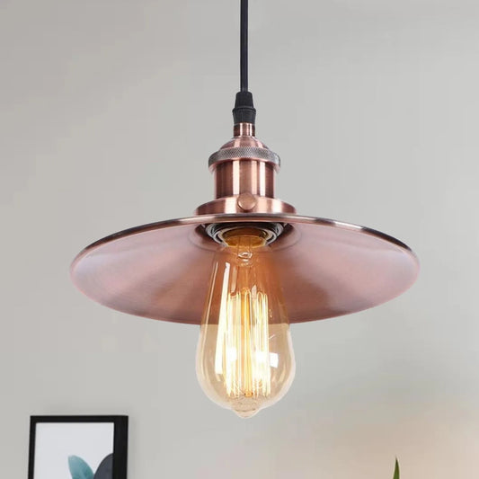 Abat-jour suspension plafonnier métal industriel vintage suspension moderne rétro luminaire