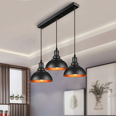 LEDSone Plafonnier Moderne 3 Lumières | Suspension Réglable | 50cm | Métal | E27 ~1561
