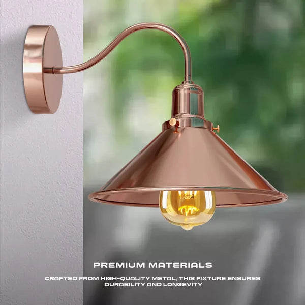 Applique murale rétro industrielle