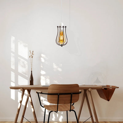 Abat-jour mural cage ballon en métal ajustement facile ~1684