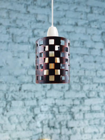 Abat-jour suspension plafond industriel motif rustique moderne ajustement facile ~1821