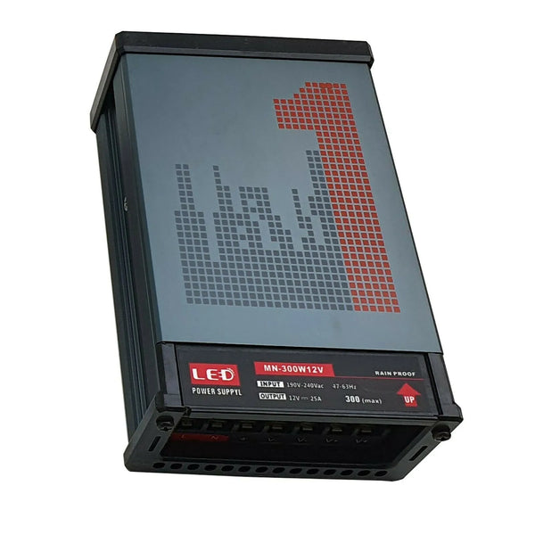 Transformateur LED 12V 300W IP45 Extérieur – Alimentation Transfo 25A Étanche