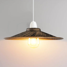 Abat-Jour Métal Industriel Vintage | Luminaire Rétro Suspension E27  ~2435