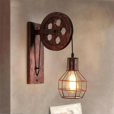 Applique murale en métal unique pour lampe steampunk ~2231