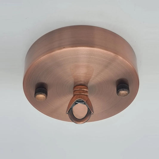 Rosace de plafond cuivre - vis de fixation incluses