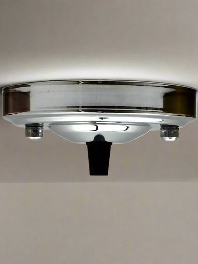 Raccord avant métal goutte simple sortie 108 mm plafonnier rose ~ 1451