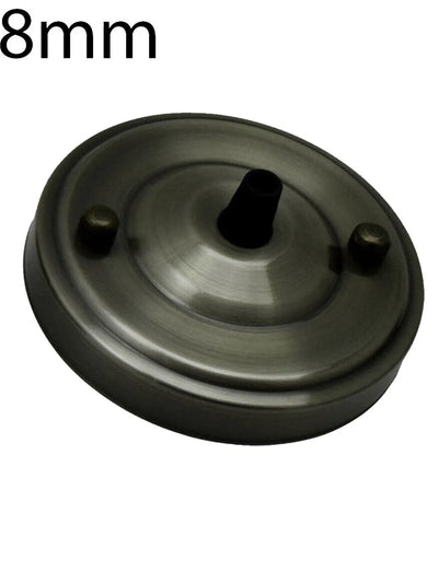 Raccord avant métal goutte simple sortie 108 mm plafonnier rose ~ 4957