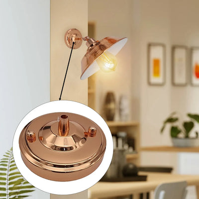 LEDSone Rosace de Plafond Métal 108mm à Sortie Simple ~ 4957