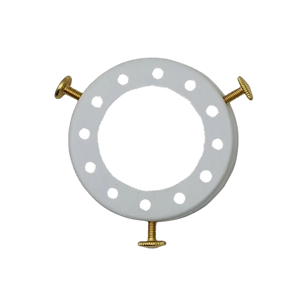 Bouchon d'Abat-Jour Blanc pour Suspension, Support Douille-Durable