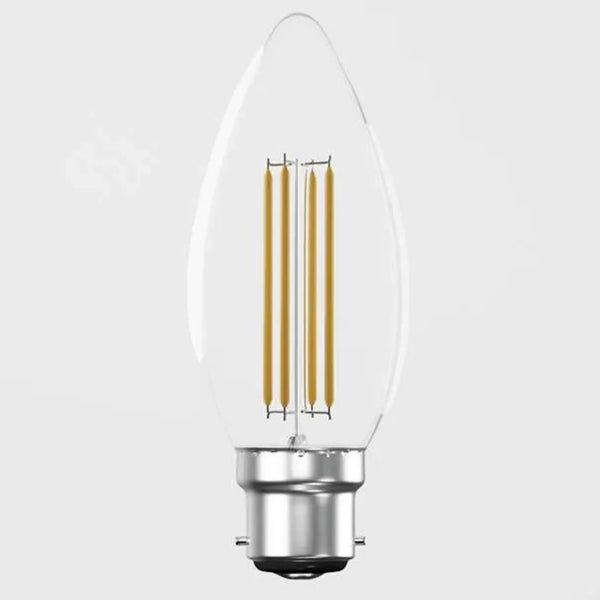 Bougie à filament LED B22 Edison ampoules LED à vis