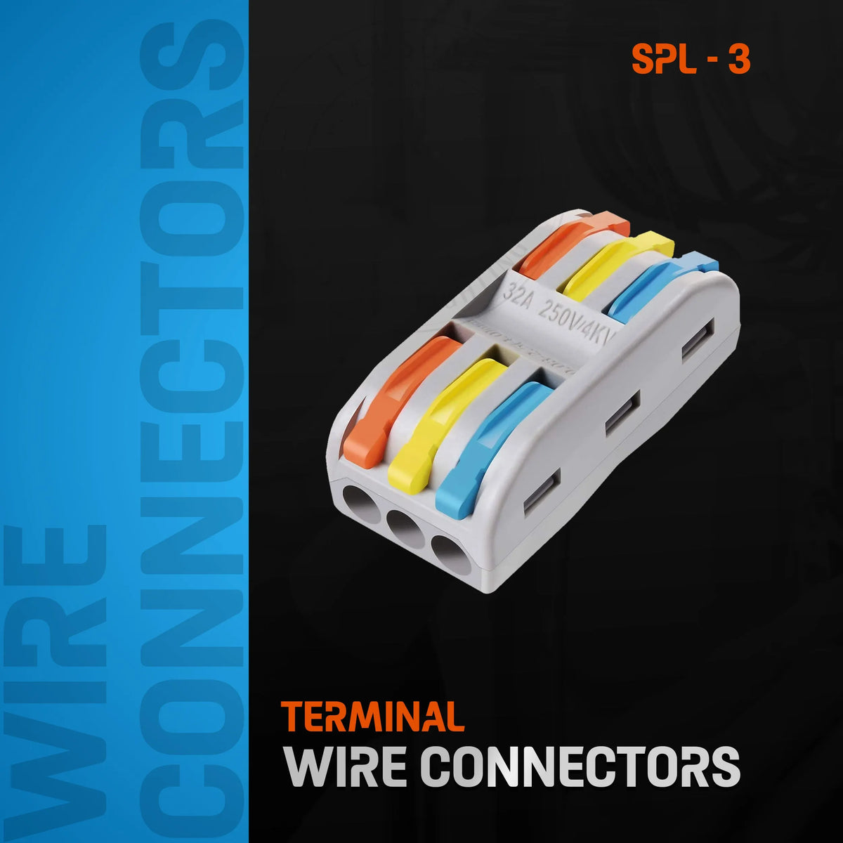 Connecteur électrique clipsable à levier