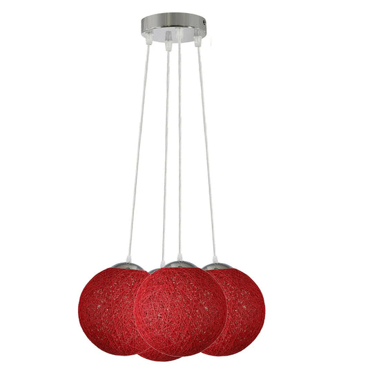 Lampes suspendues rondes rurales en ...