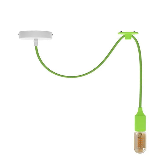 Raccord lumineux suspendu araignée réglable 1M/2M - Vert clair ~1618