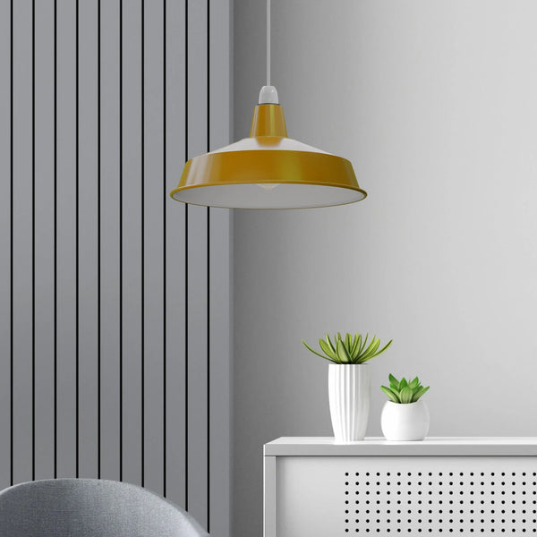 Abat-jour métal Pluton plafonnier suspension luminaire abat-jour