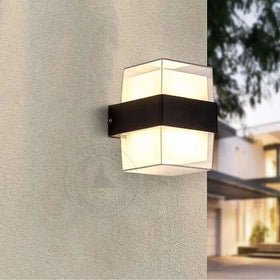 Applique murale extérieure IP54 LED haut/bas Cuboid Box 12W ~1698