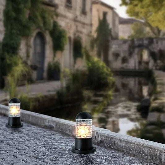 Colonne lumineuse LED extérieure – Lampe borne jardin IP54 E27 ~1705