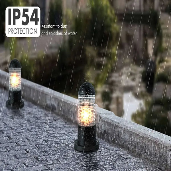 Colonne lumineuse LED extérieure – Lampe borne jardin IP54 E27