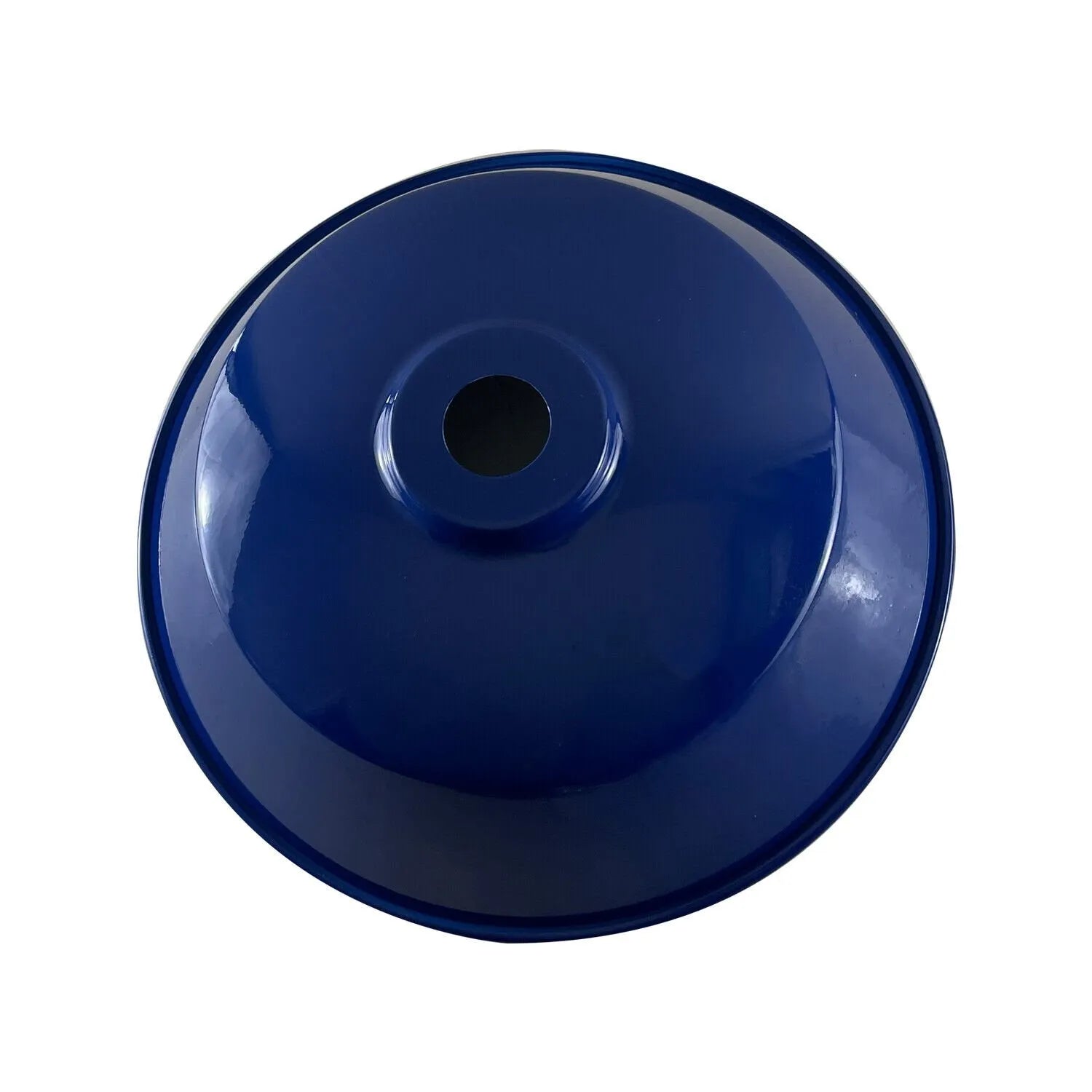 abat jour suspension metal bleu