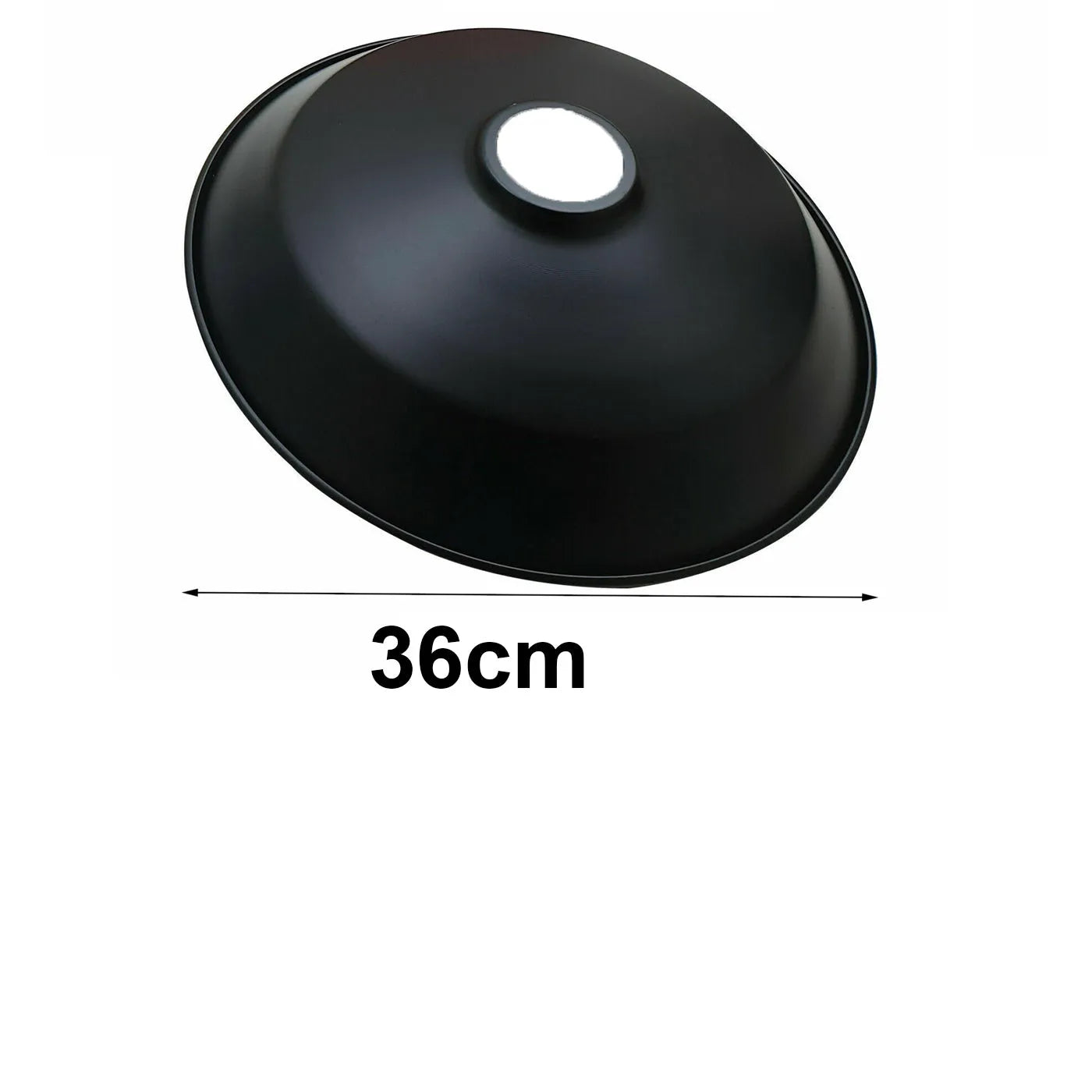 abat jour suspension metal Noire