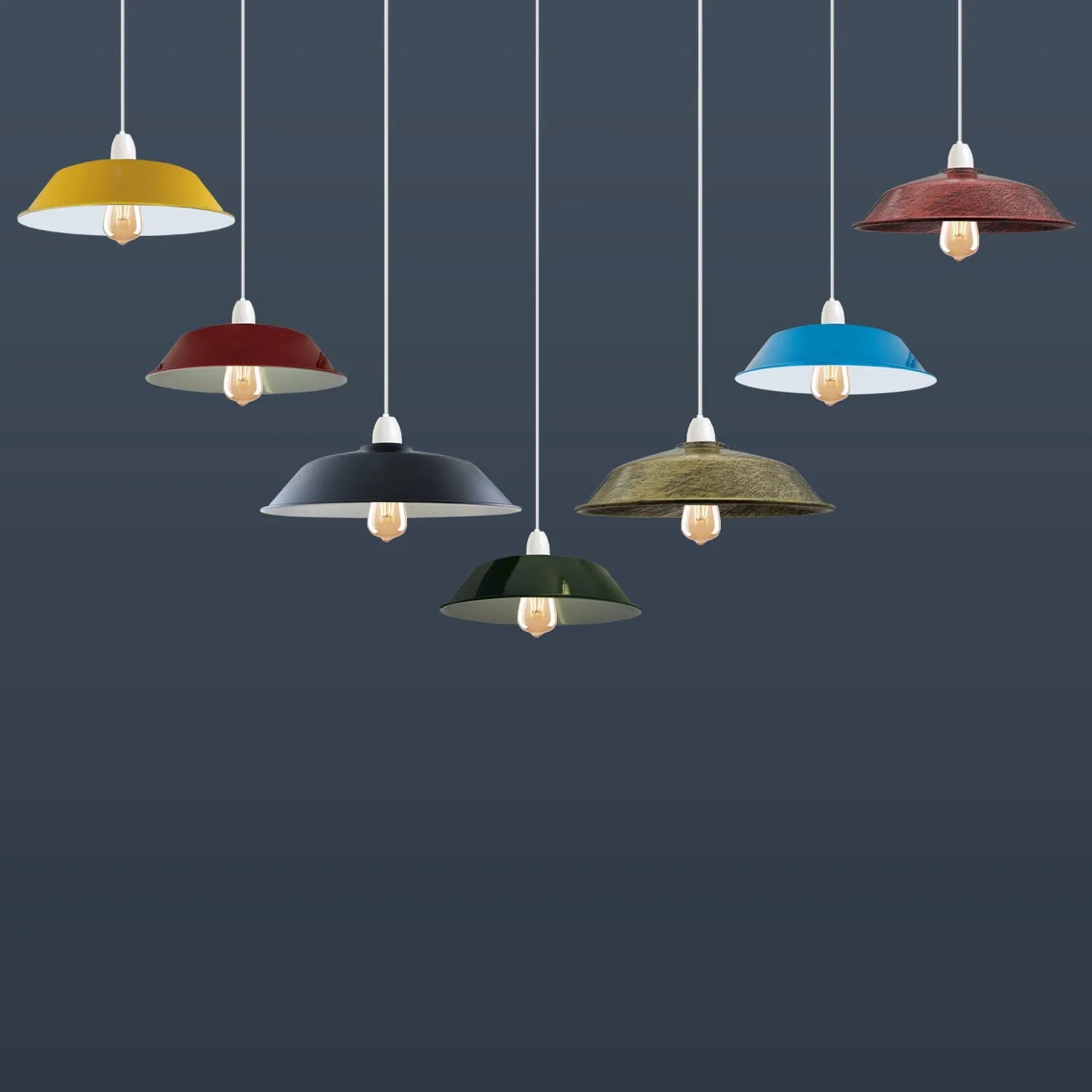 abat jour suspension metal