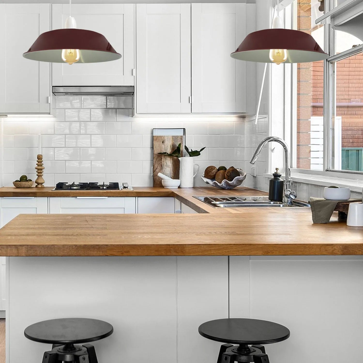abat jour suspension metal