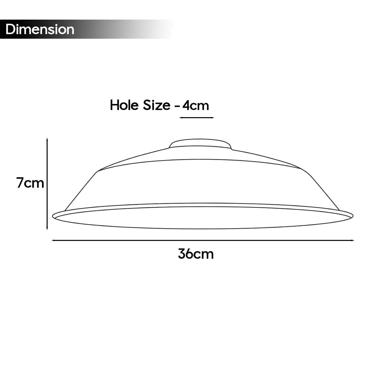 abat jour suspension metal