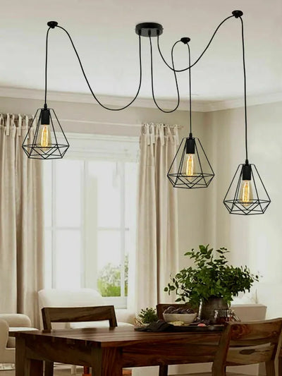 Lustre araignée DIY - Câble flexible et moderne de 2 m ~1796