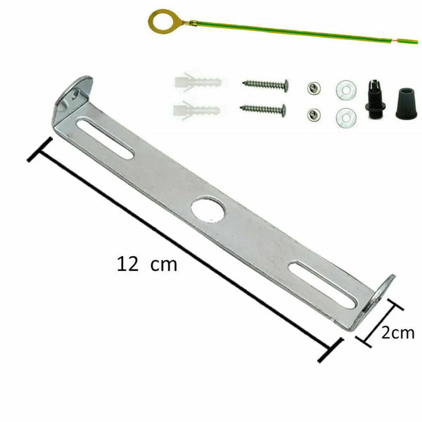 LEDSone Support de Fixation Plafonnier 120mm – Plaque de Base pour Lustres