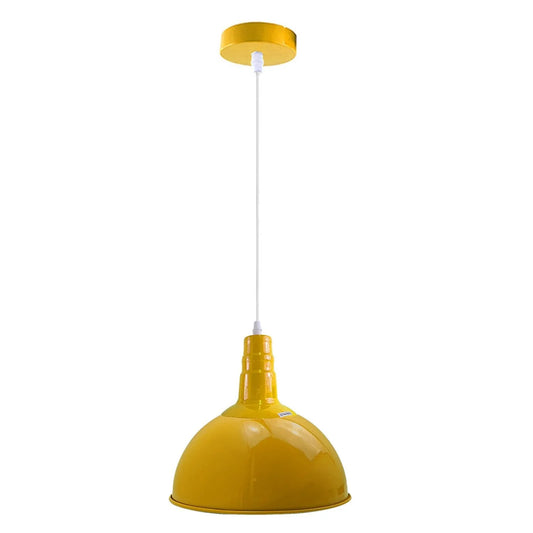 Suspension Luminaire Industrielle en Métal - Hauteur Réglable E27 - Ledsone ~1822