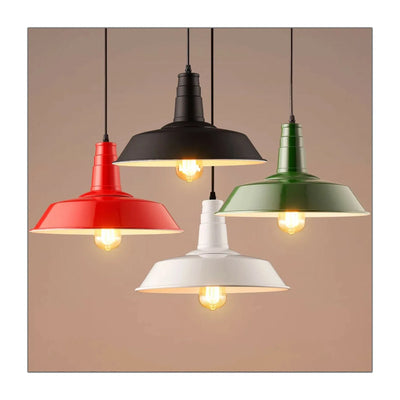 Suspension Style Fermier Industrielle – Abat-jour Bol Métallique pour Cuisine & Couloir ~1824