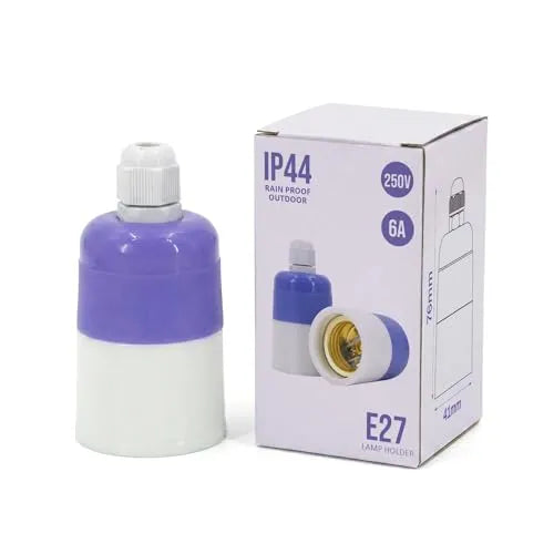 Douille E27 pour mur ou plafond - Étanche IP44 ~1885