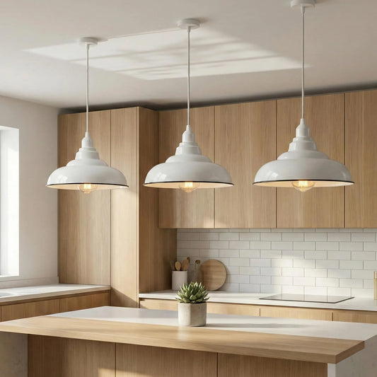 Abat-jour Design Moderne en Métal pour Suspension et Plafonnier 32 cm ~1898