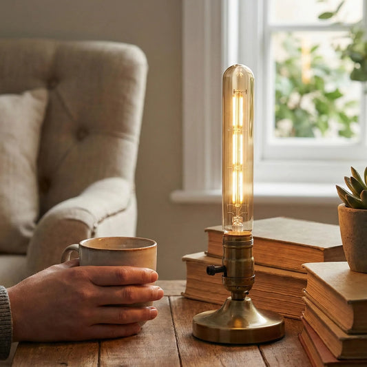 LEDSone Ampoule LED vintage T185 E27 – filament tubulaire LED dimmable