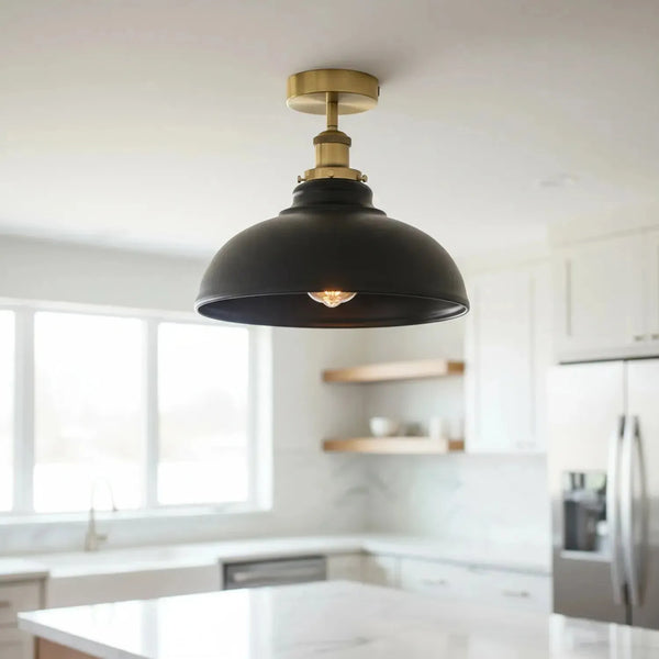 Plafonnier au-dessus de l'évier de la cuisine – lampe vintage