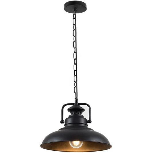 LEDSone Suspension Jesper noire Ø 31 cm ~1952