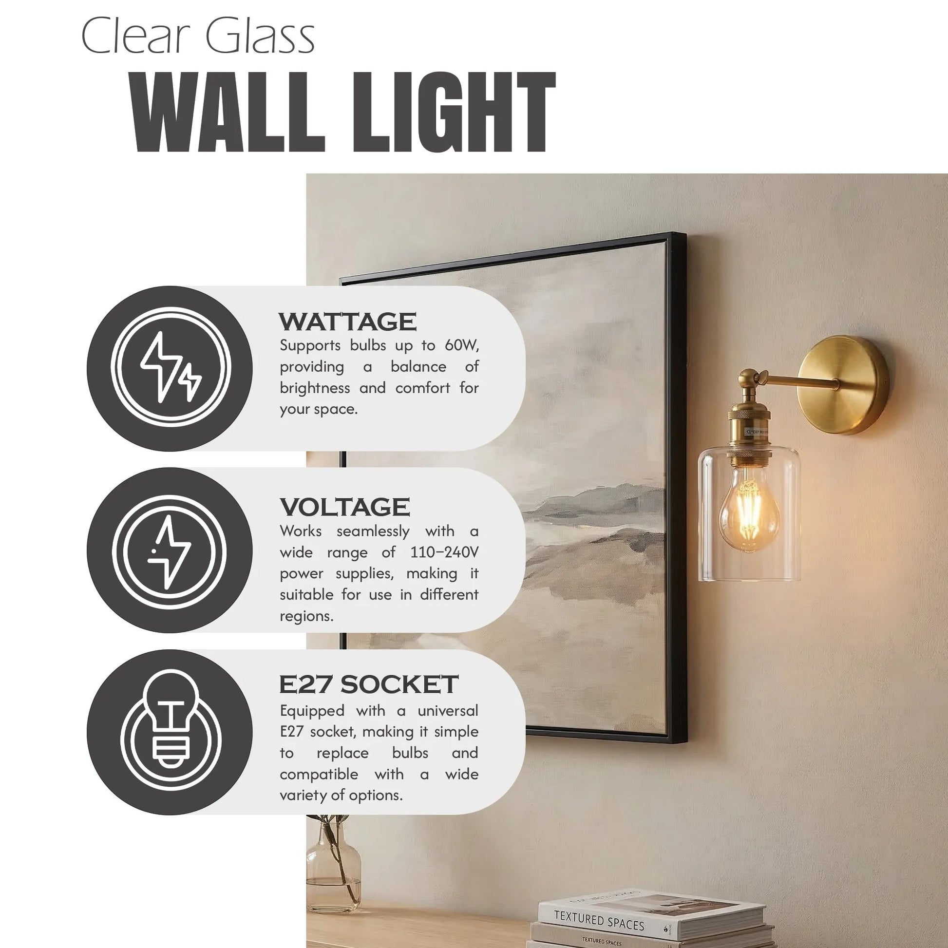 applique murale E27
applique murale orientable