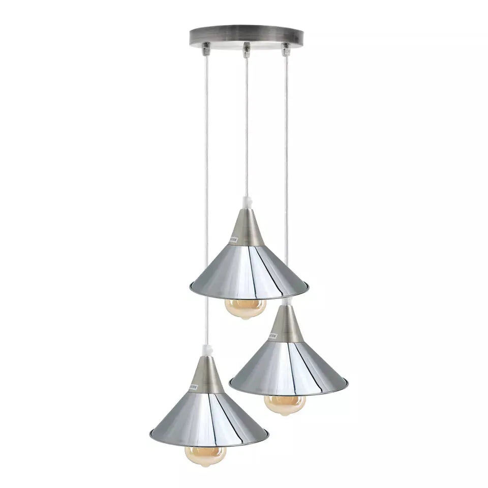 3 Head Pendant Light Fitting