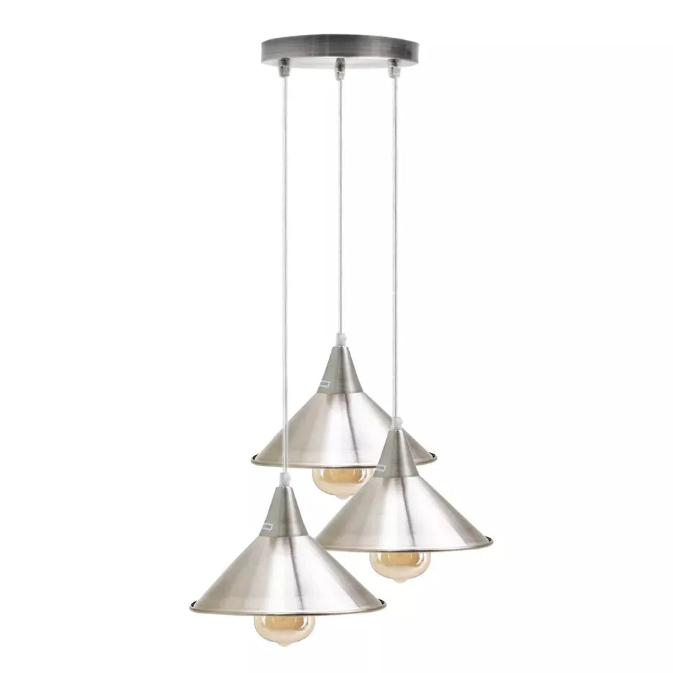 3 Head Pendant Light Fitting
