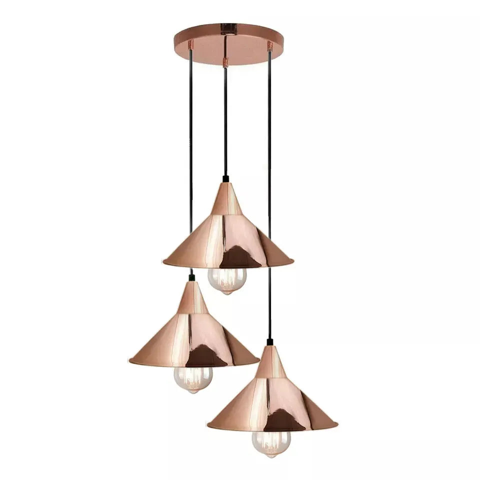 3 Head Pendant Light Fitting