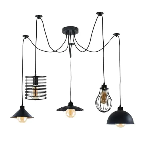 Lustre araignée 5 têtes