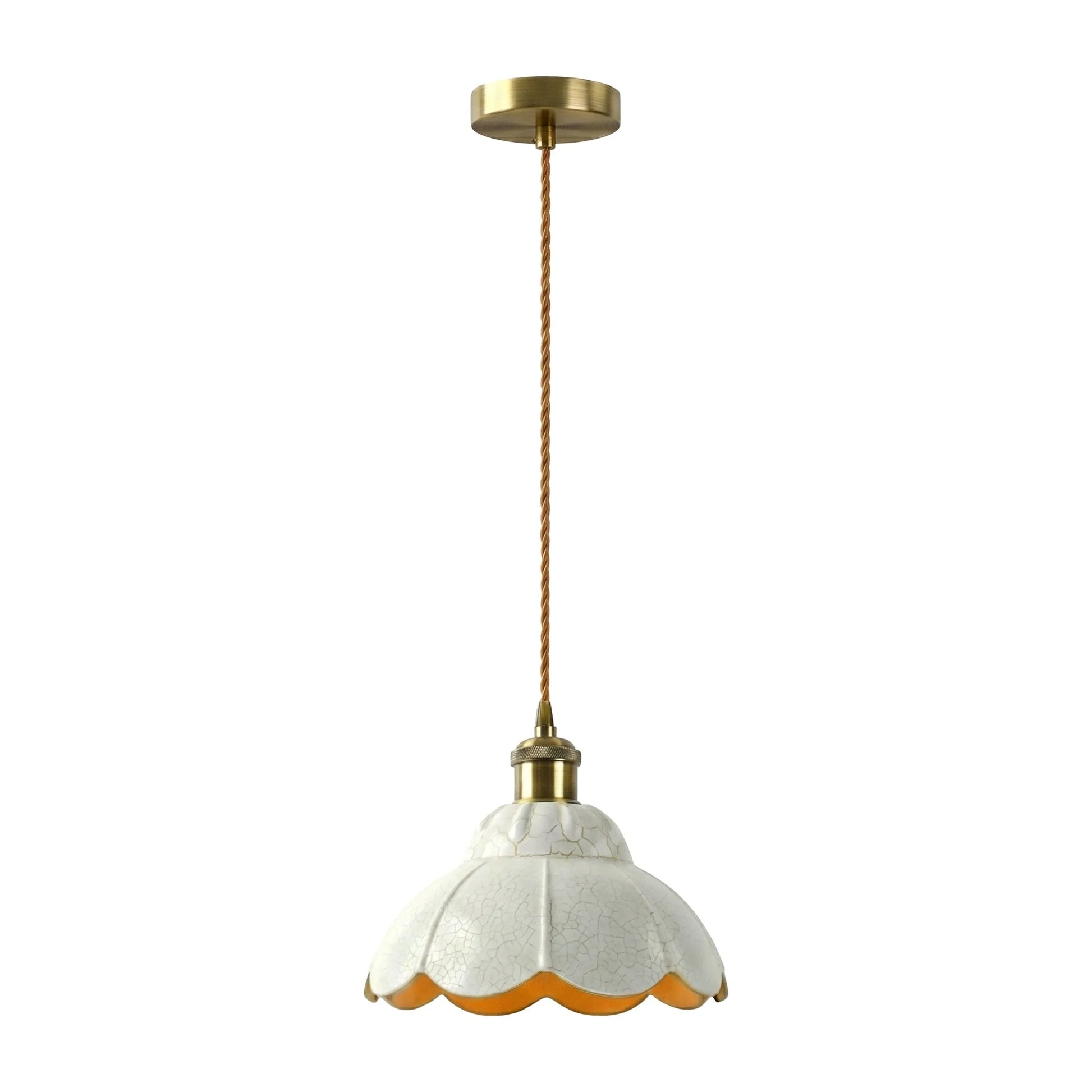 suspension verre soufflé pendant light verre transparent 