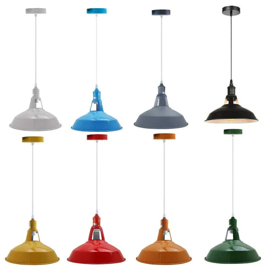 Suspension luminaire E27 style rétro pour cuisine