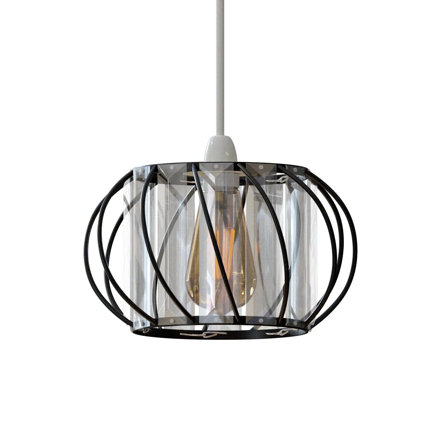 plafonnier design industriel