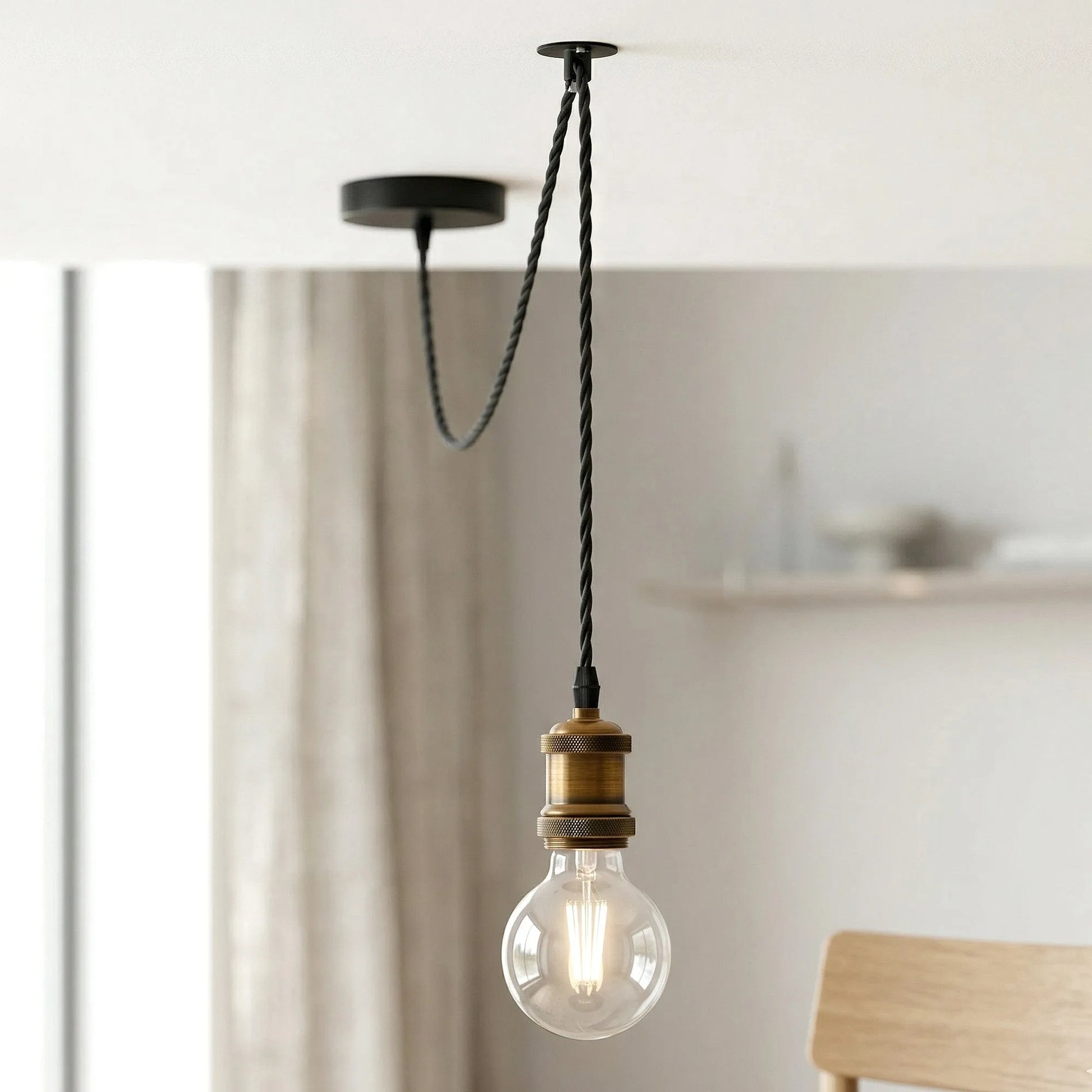 suspension bronze antique vintage